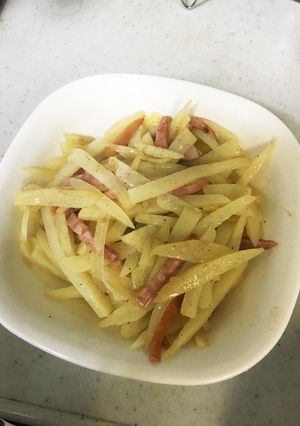 じゃがいもの千切り炒め-レシピのメイン写真