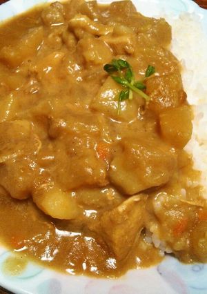 バレンタインに♬甘～い♡チョコ入りカレー-レシピのメイン写真