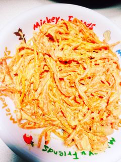 人参明太マヨ炒め-レシピのメイン写真