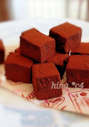 実は簡単だった！(*ﾟﾛﾟ) 生チョコ♪-レシピのメイン写真