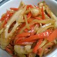 大根の皮で甘辛きんぴら
