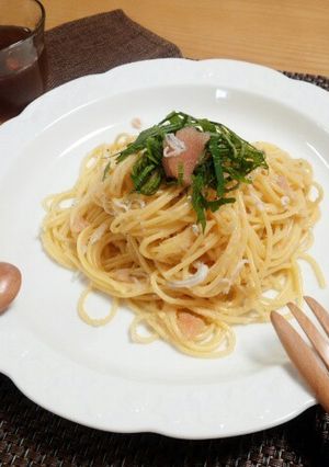 簡単!!!!　たらことしらすのパスタ ♡-レシピのメイン写真