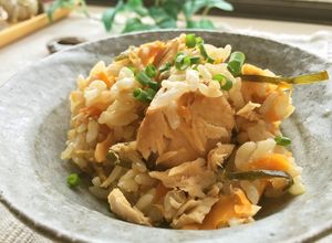 カナダサーモン缶＆乾物✿炊込み飯-レシピのメイン写真