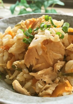 カナダサーモン缶&乾物✿炊込み飯-レシピのメイン写真