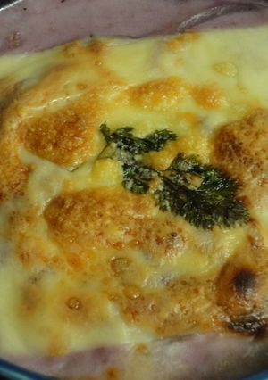 白菜の大量消費に！白菜のスープグラタン！-レシピのメイン写真