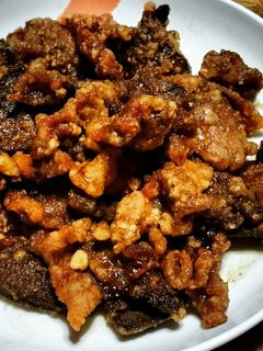豚レバーと豚肉の唐揚げ☆あまから和え-レシピのメイン写真