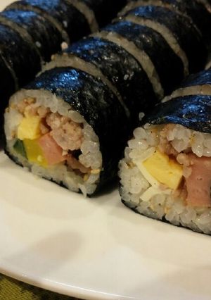 きんぱ(韓国の海苔巻き)-レシピのメイン写真