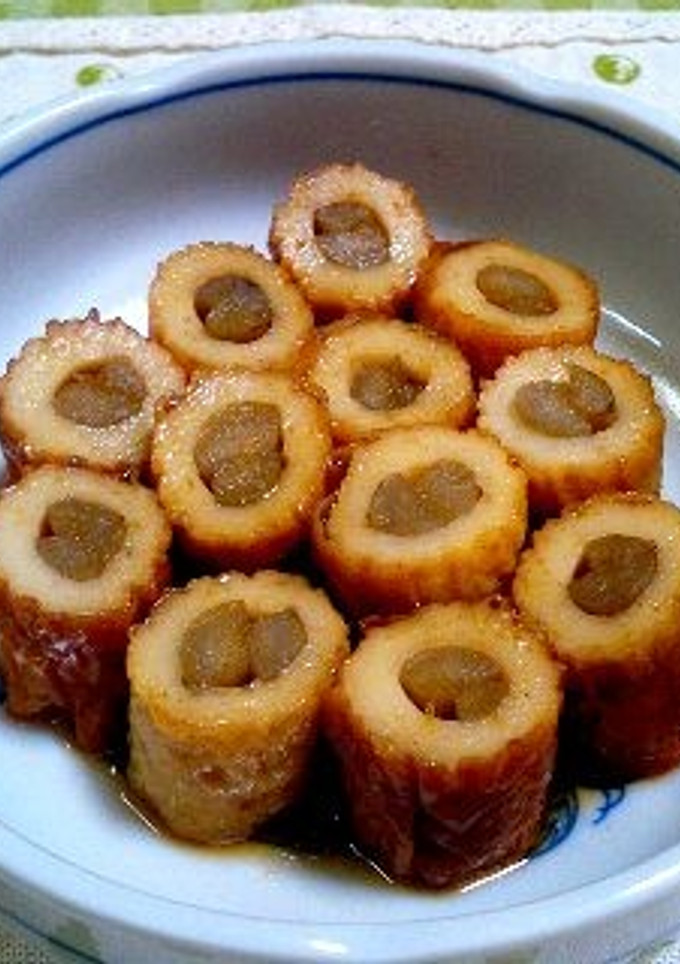 竹輪で！ごぼうの肉巻き風♡-レシピのメイン写真