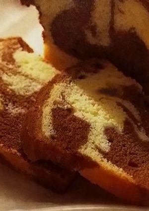 マーブルパウンドケーキ-レシピのメイン写真