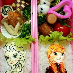 アナと雪の女王キャラ弁♪もちろんオラフ♥-レシピのメイン写真