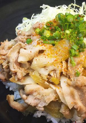 豚バラ肉の生姜焼き丼-レシピのメイン写真