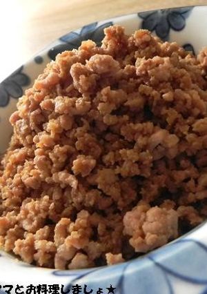 家族のお気に入り★簡単豚そぼろ-レシピのメイン写真