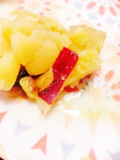 さつまいもとりんごのレモンバター煮-レシピのメイン写真