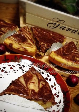混ぜるだけ♡マーブル豆腐チョコケーキ♡-レシピのメイン写真