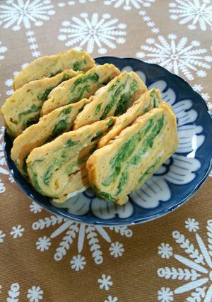 子供大好き♡お弁当にも卵焼き～アオサ納豆-レシピのメイン写真