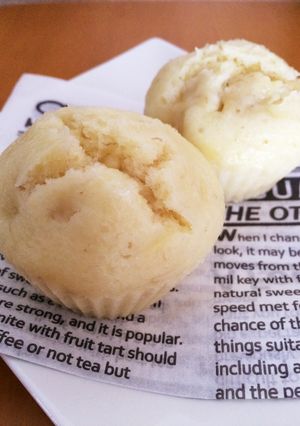 離乳食後期〜バナナヨーグルト蒸しパン-レシピのメイン写真
