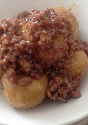 簡単！小さい新じゃがの肉味噌炒め！-レシピのメイン写真