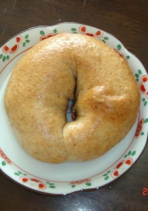 完熟バナナでもっちりベーグル-レシピのメイン写真