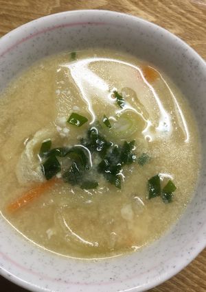 豆乳入り風の味噌汁-レシピのメイン写真