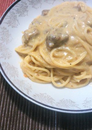 カレーリメイク♪クリームパスタ-レシピのメイン写真