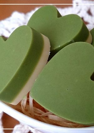 ＊和風に～抹茶ときな粉のハートチョコ＊-レシピのメイン写真