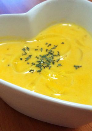 牛乳でつくるかぼちゃポタージュ-レシピのメイン写真