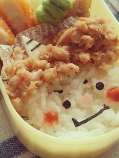 節分に☆ツナで簡単!可愛い鬼さんキャラ弁-レシピのメイン写真