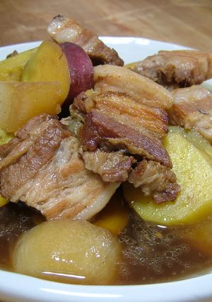 豚バラと大根とさつま芋の五香粉煮-レシピのメイン写真