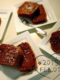 HMで簡単チョコパウンドケーキ♪-レシピのメイン写真