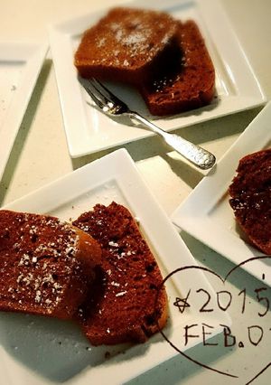 HMで簡単チョコパウンドケーキ♪-レシピのメイン写真