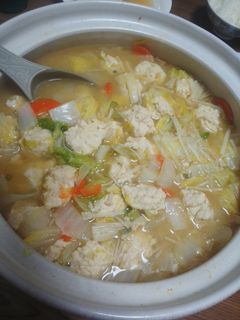 風邪に効く、鳥肉団子鍋-レシピのメイン写真