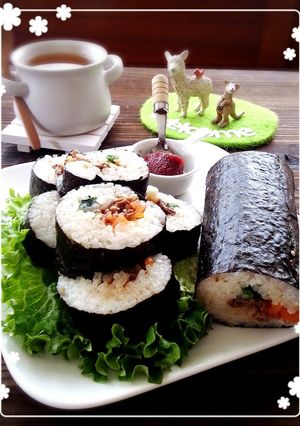 ビビンバ風no巻き寿司-レシピのメイン写真