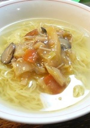 塩サンマ—麺-レシピのメイン写真