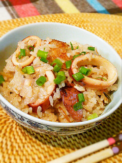 簡単☆炊飯器でイカ飯風-レシピのメイン写真