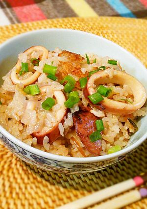 簡単☆炊飯器でイカ飯風-レシピのメイン写真
