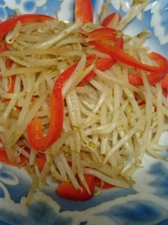 シンプル♪もやしとパプリカの炒め物-レシピのメイン写真