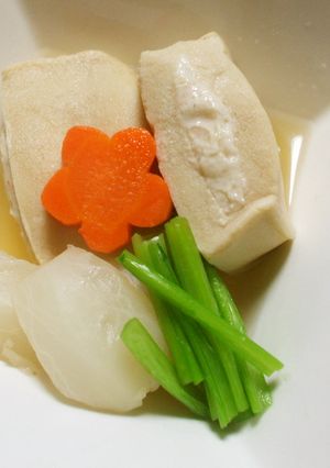 射込み高野とカブの煮物-レシピのメイン写真