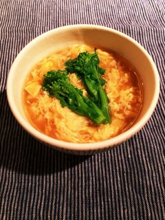 菜の花のかき玉汁-レシピのメイン写真