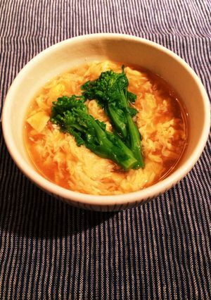 菜の花のかき玉汁-レシピのメイン写真