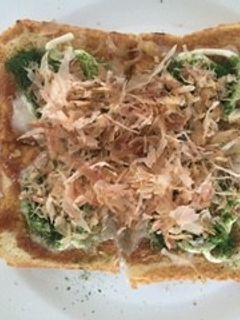 簡単★お好み焼き風トースト-レシピのメイン写真