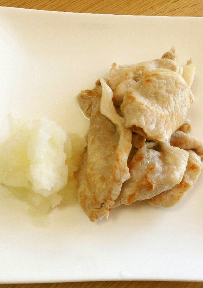 大根おろしでさっぱり！豚肉の塩焼き-レシピのメイン写真