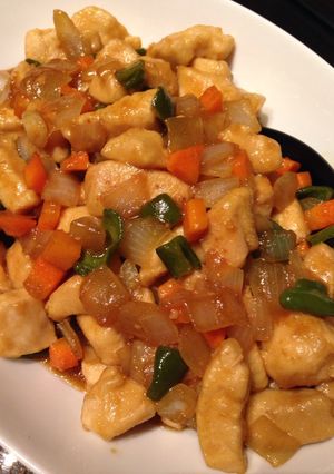鶏胸肉の柔らか甘酢あん炒め-レシピのメイン写真
