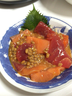 かんたん刺身納豆-レシピのメイン写真