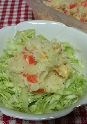 レンジで簡単ヘルシー!ポテトサラダ-レシピのメイン写真