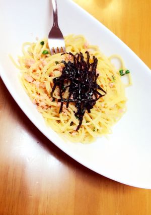 かいわれ大根とたらこの和風パスタ♪-レシピのメイン写真