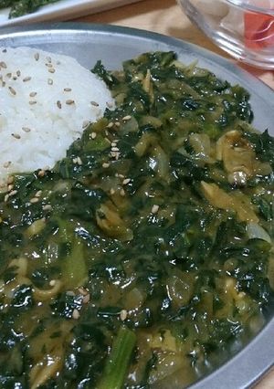 〈カレー〉アサリとほうれん草の鉄分カレー-レシピのメイン写真