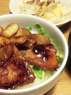 甘辛☆豚丼-レシピのメイン写真