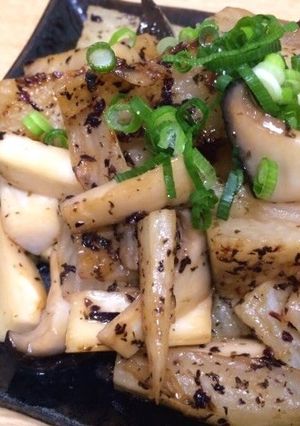 長芋とエリンギのゆかり醤油バター-レシピのメイン写真