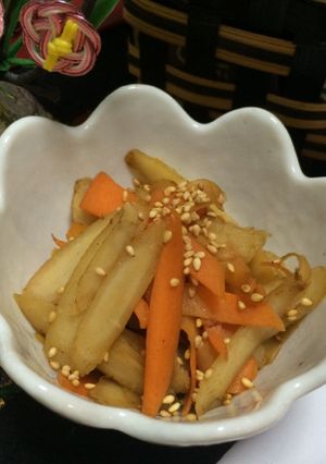 ごま油が決めて！絶品きんぴらごぼう-レシピのメイン写真