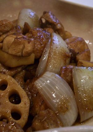 うまい！鶏とレンコンのバルサミコ煮☆-レシピのメイン写真